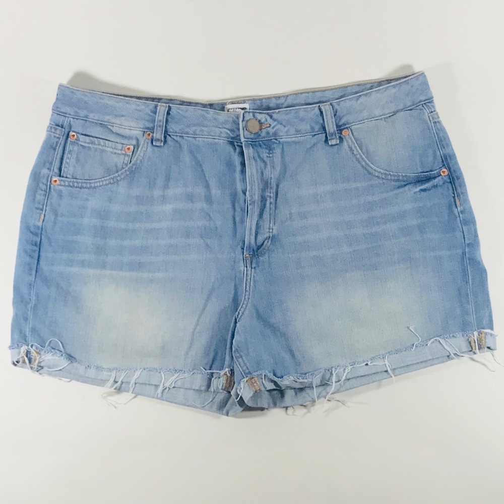 ASOS Acid Washed Denim Mini Shorts